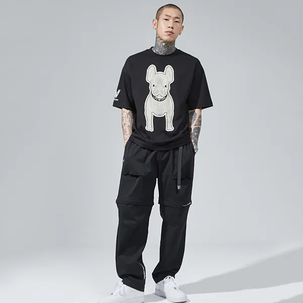 Áo Phông Lifework Logo Radoc Signature Cotton Silket Tshirt LW225TS982 Màu Đen Size L - Thời trang - Vua Hàng Hiệu