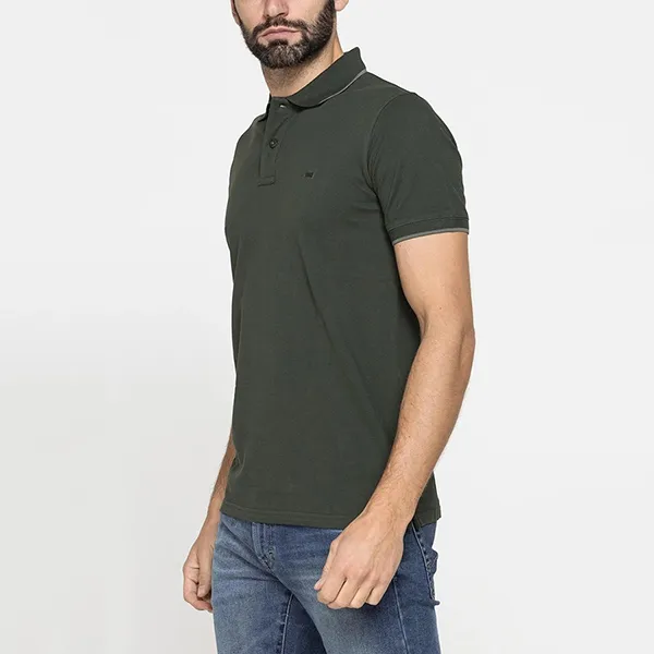 Áo Polo Carrera Jeans 819A0075A_798 Màu Xanh Rêu Đậm Size M