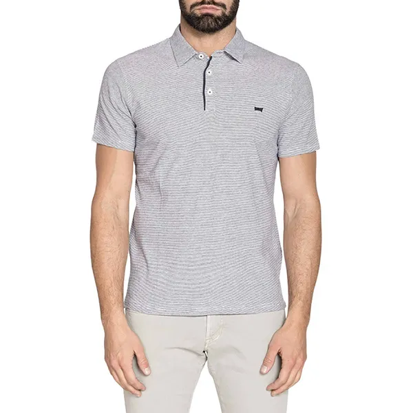 Áo Polo Carrera Jeans Kẻ Tăm Ngang T824R0047A_72G Màu Xám Size L - Thời trang - Vua Hàng Hiệu