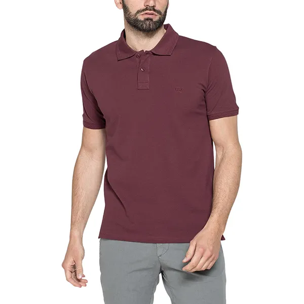Áo Polo Nam Carrera Jeans T819B075AL_598 Màu Đỏ Mận Size M - Thời trang - Vua Hàng Hiệu