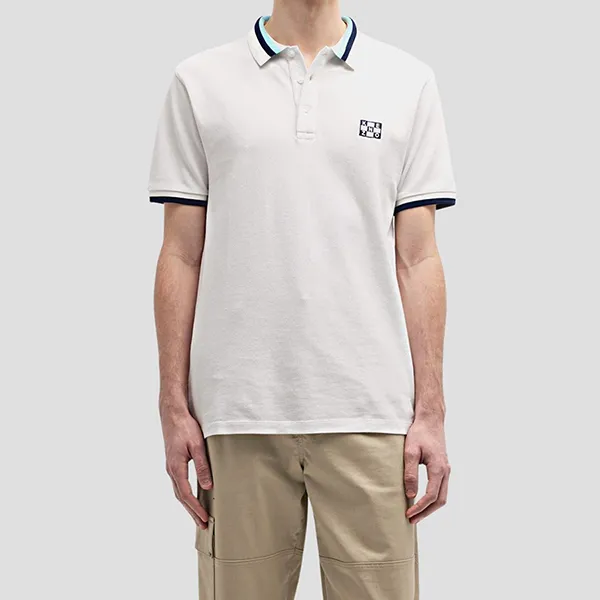 Áo Polo Kenzo Nautical Slim In White FD55PO5244PU 02 Màu Trắng
