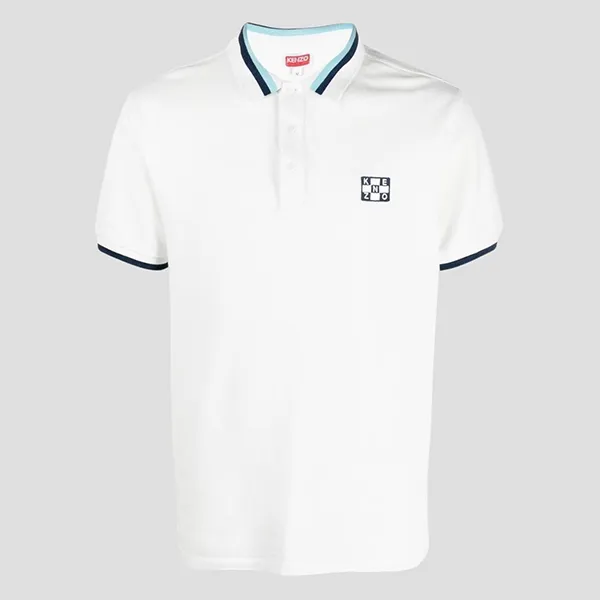 Áo Polo Kenzo Nautical Slim In White FD55PO5244PU 02 Màu Trắng