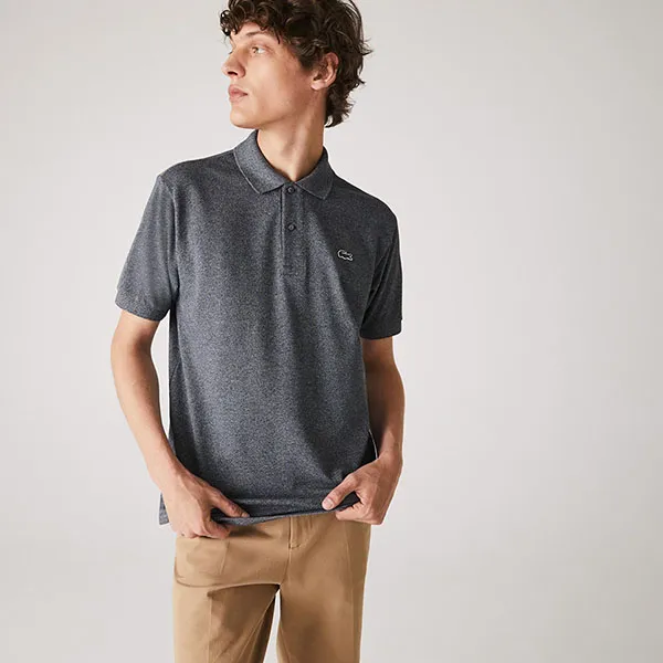 Áo Polo Lacoste Clasicc Fit L1264 E8G Màu Xám Size S