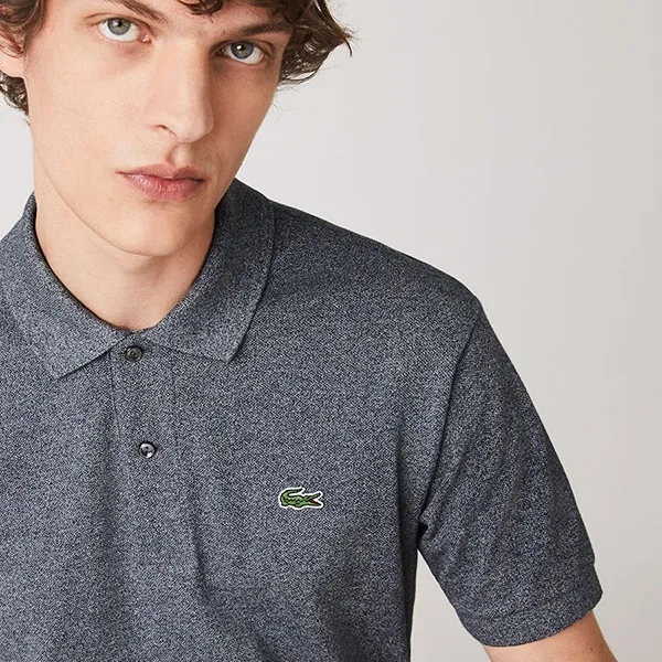 Áo Polo Lacoste Clasicc Fit L1264 E8G Màu Xám Size S