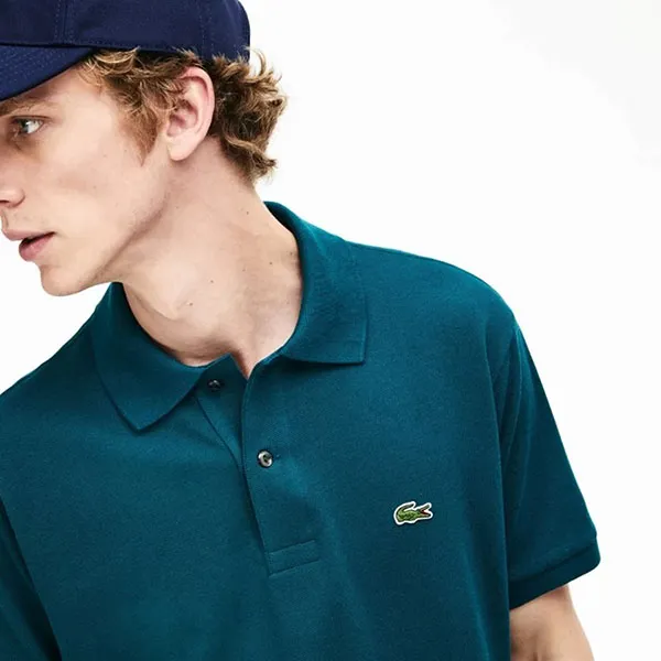 Áo Polo Lacoste Classic Fit L1212 51 Z3T Màu Xanh Cổ Vịt Size S