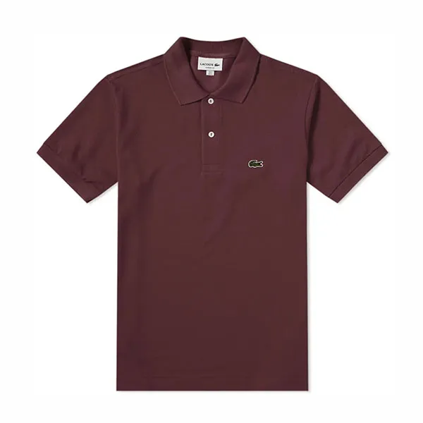 Áo Polo Lacoste Classic Fit L1212 Y29 Màu Nâu Đỏ Size M
