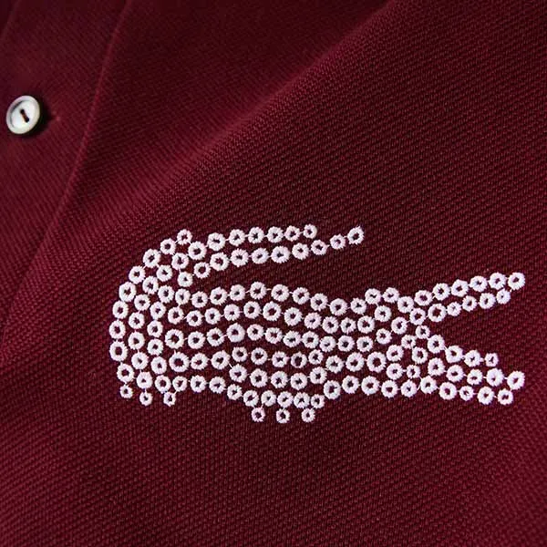 Áo Polo Nam Lacoste Made in France PH2676P41 Màu Đỏ Đô Size 5