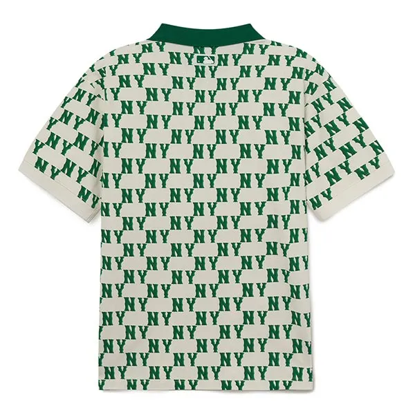 Áo Polo MLB Classic Monogram Full Board Pattern Karati New York Yankees 3FPQM0233-50GNN Màu Xanh Lá Size S - Thời trang - Vua Hàng Hiệu