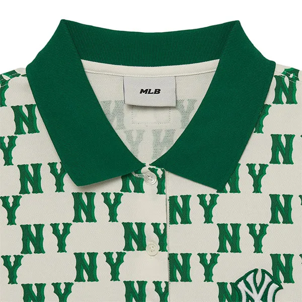 Áo Polo MLB Classic Monogram Full Board Pattern Karati New York Yankees 3FPQM0233-50GNN Màu Xanh Lá Size S - Thời trang - Vua Hàng Hiệu