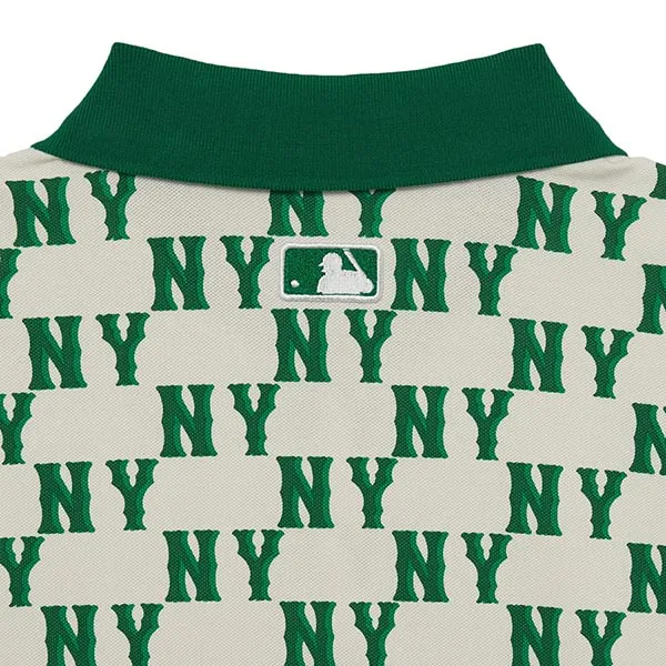 Áo Polo MLB Classic Monogram Full Board Pattern Karati New York Yankees 3FPQM0233-50GNN Màu Xanh Lá Size S - Thời trang - Vua Hàng Hiệu