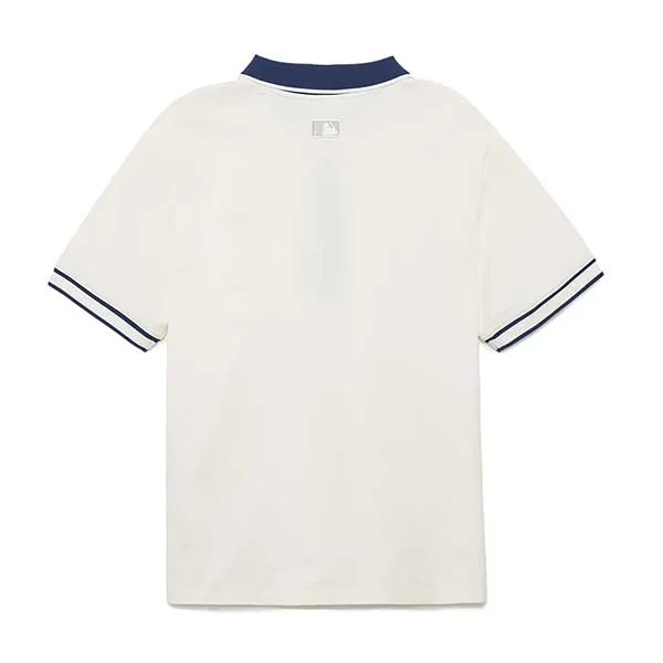 Áo Polo MLB LA Dodgers 3FPQM0433-07CRS Màu Trắng Kem Size XS - Thời trang - Vua Hàng Hiệu