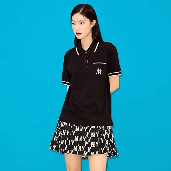 Áo Polo MLB New York Yankees 3FPQM0433-50BKS Màu Đen Size XS - Thời trang - Vua Hàng Hiệu
