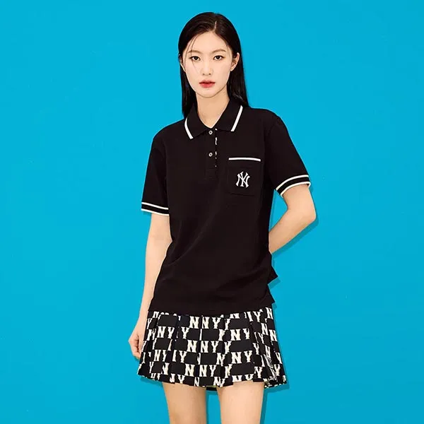 Áo Polo MLB New York Yankees 3FPQM0433-50BKS Màu Đen Size XS - Thời trang - Vua Hàng Hiệu