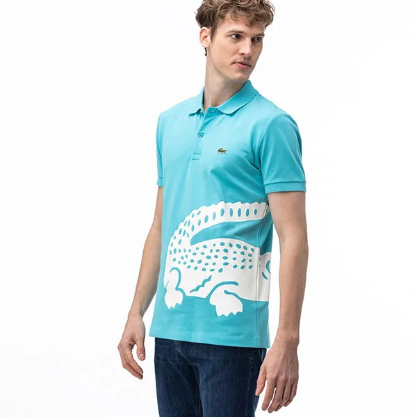 Áo Polo Nam Lacoste Regular PH5284709 Màu Xanh Blue Size 3