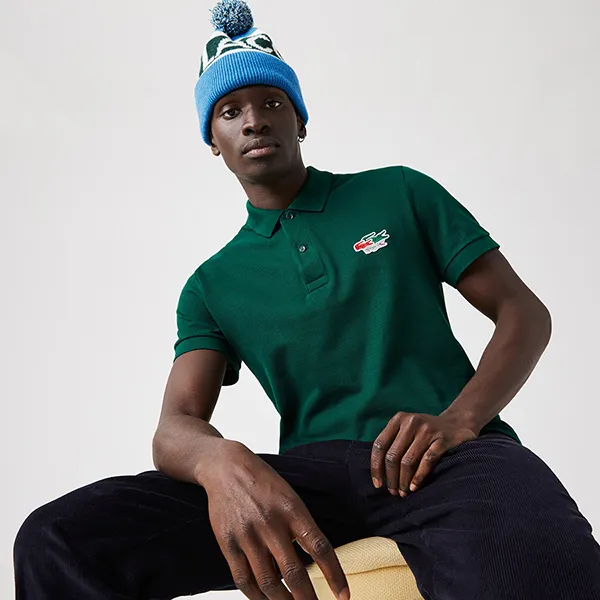 Áo Polo Nam Lacoste Regular PH7965 3M2 Màu Xanh Green Size 4