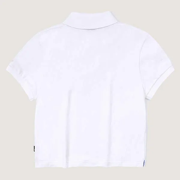 Áo Polo WHOAU Steve Crop Màu Trắng - Thời trang - Vua Hàng Hiệu
