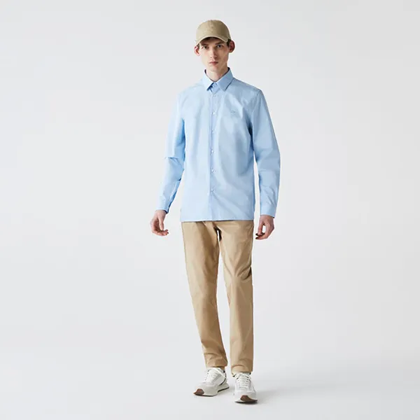 Áo Sơ Mi Nam Dài Tay Lacoste Regular CH2935 HBP Màu Xanh Blue Size 38 - Thời trang - Vua Hàng Hiệu