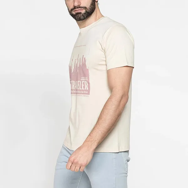 Áo Thun Carrera Jeans 801M0047A_B63 Màu Be Size M - Thời trang - Vua Hàng Hiệu