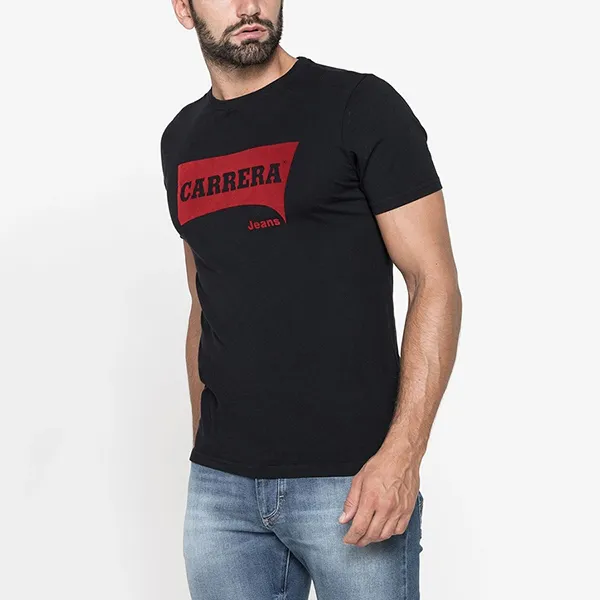 Áo Thun Carrera Jeans 801P0047A_898 Màu Đen Size M - Thời trang - Vua Hàng Hiệu