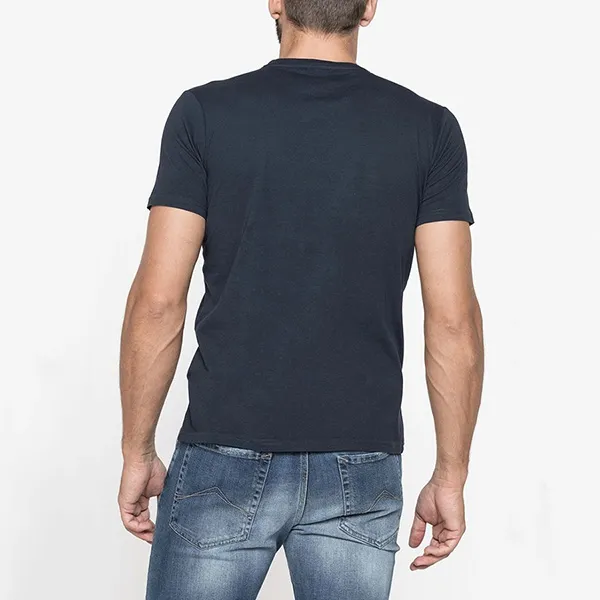 Áo Thun Carrera Jeans Basic Blue Nights In Logo 801P0047A_678 Màu Xanh Đen Size S