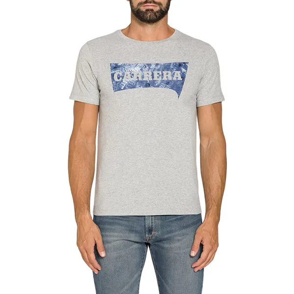 Áo Thun Carrera Jeans P801A0044A_17L Màu Xám Size M - Thời trang - Vua Hàng Hiệu
