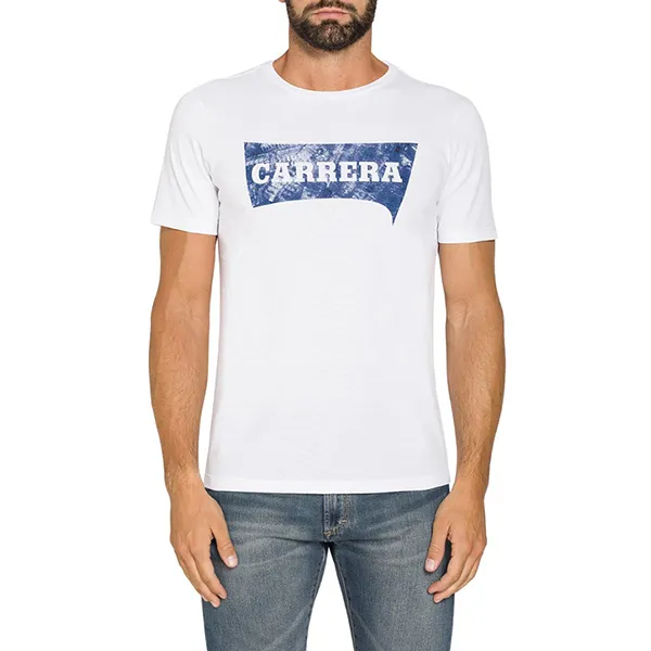 Áo Thun Carrera Jeans P801A0044A_40A Màu Trắng Size L - Thời trang - Vua Hàng Hiệu