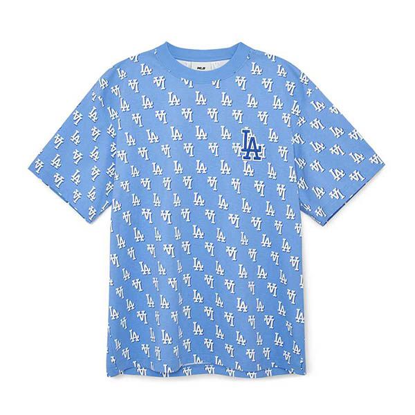 Áo Thun MLB Logo T-Shirts LA Dodgers 3ATSM1133-07CBL Màu Xanh Blue Size M - 1