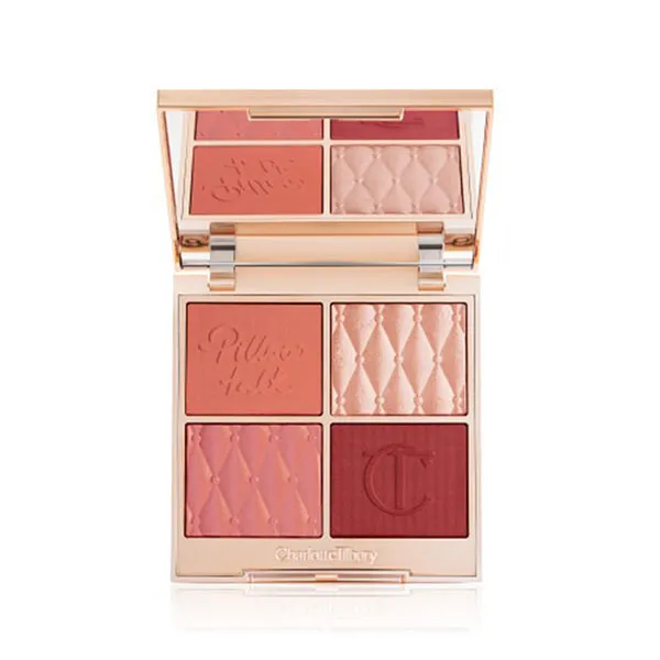 Bảng Phấn Má Hồng Charlotte Tilbury Pillow Talk Beautifying Face Palette Medium To Deep 4 Màu