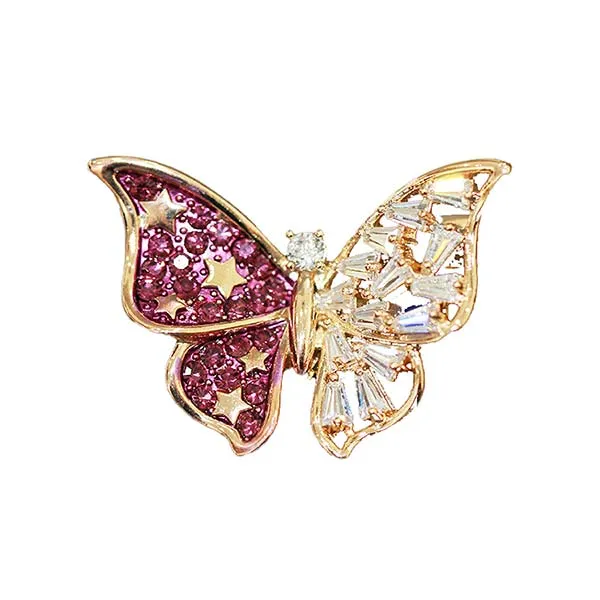 Cài Áo Meri Butterfly Xinh Xắn BR473 Màu Vàng Hồng - Phụ kiện - Vua Hàng Hiệu
