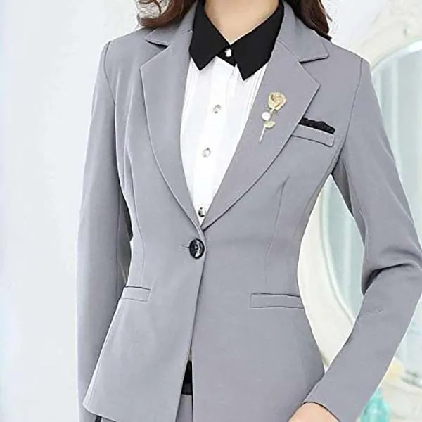 Cài Áo Meri Golden Rose BR507 Màu Vàng