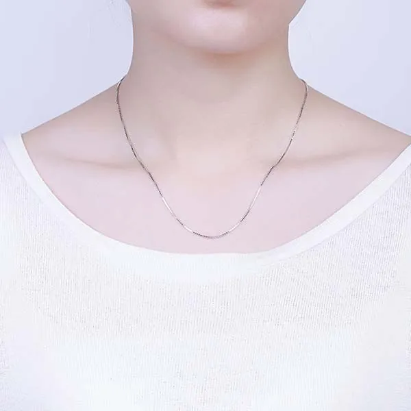 Dây Chuyền Lili Jewelry Trơn Chuỗi Hộp Mạ Vàng Royal LILI_226292 Màu Vàng Trắng