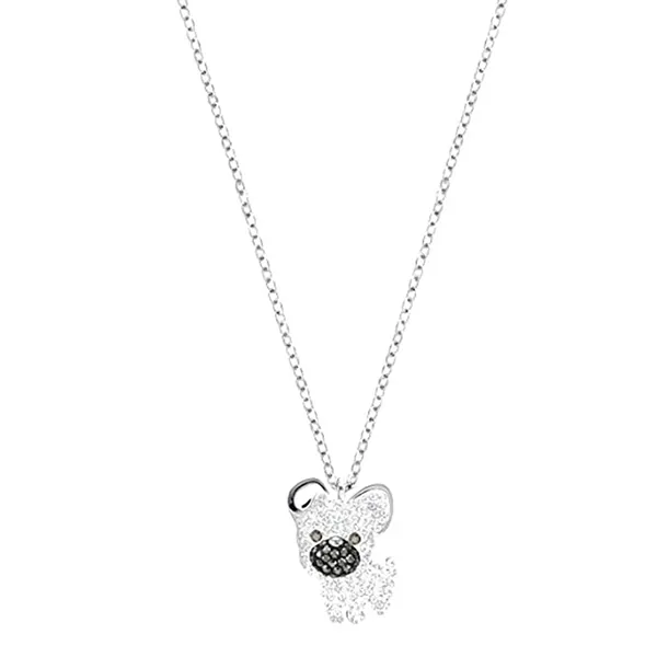 Dây Chuyền Swarovski Crystal Necklace Little Dog Pendant, White, Rhodium 5374446 Màu Bạc