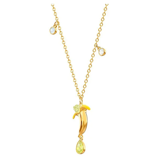 Dây Chuyền Swarovski No Regrets Banana Pendant Multi-Colored, Gold Plating 5457504 Màu Vàng - Trang sức - Vua Hàng Hiệu
