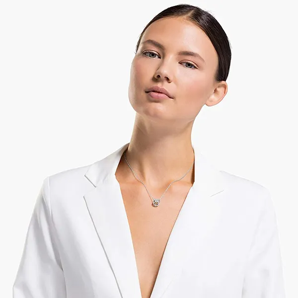 Dây Chuyền Swarovski Sparkling Dance Cat Necklace Light 5515438 Màu Bạc