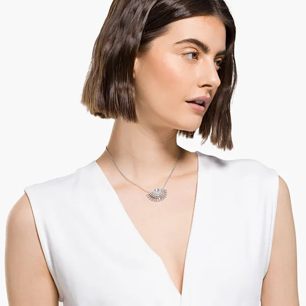 Dây Chuyền Swarovski Sparkling Dance Dial Up Necklace 5573694 Màu Bạc