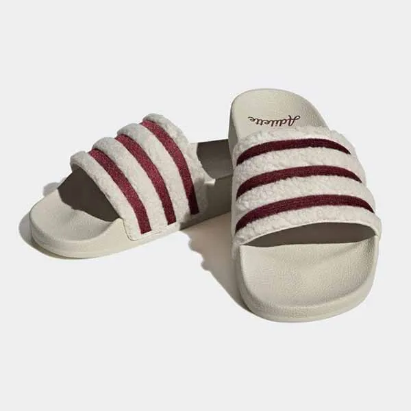 Dép Adidas Adilette Slides IE2014 Màu Trắng Đỏ Size 42