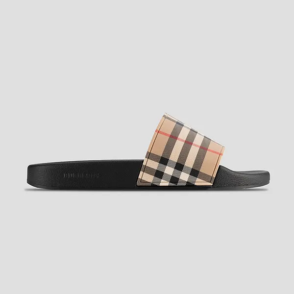 Dép Burberry Vintage Camel 8056942 Phối Màu Size 44