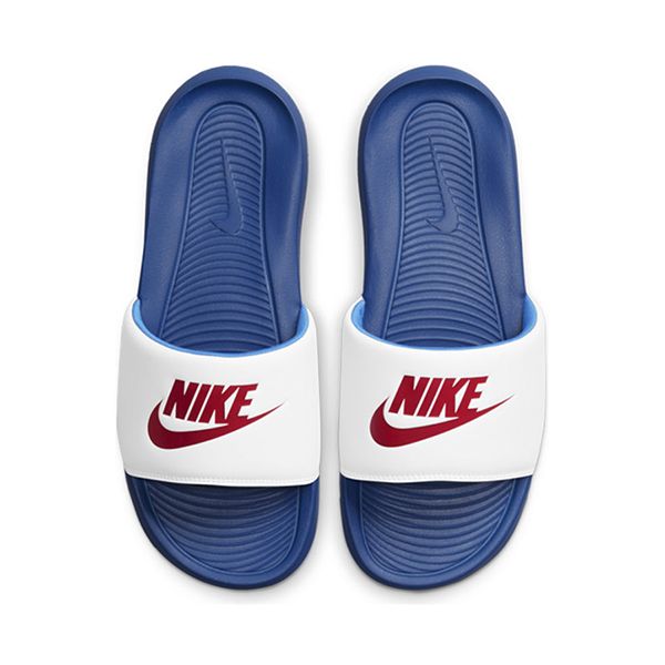 Dép Nike Men's Victori One Slide White Uni Red CN9675 104 Màu Trắng Xanh Size 47.5 - 2