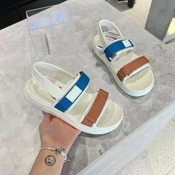 Dép Sandal Fila Surfy White Brown 1SM01934E-423 Phối Màu Size 38
