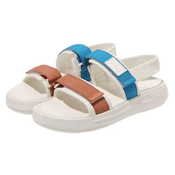 Dép Sandal Fila Surfy White Brown 1SM01934E-423 Phối Màu Size 38