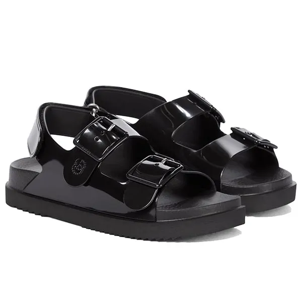 Dép Sandal Gucci Isla Buckled Rubber Sandals Màu Đen - Dép - Vua Hàng Hiệu