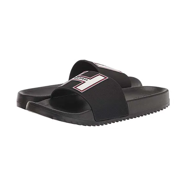 Dép Tommy Hilfiger Sandalias Roylan Slide Para Hombre Màu Đen Size 42