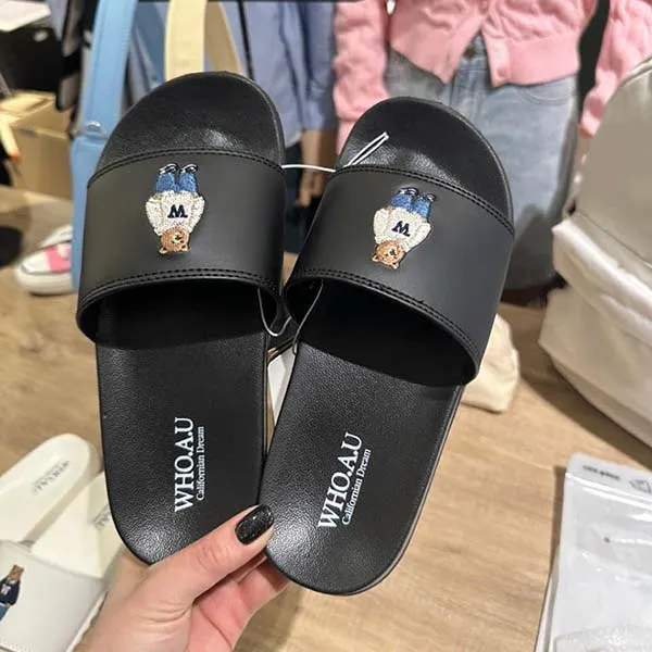 Dép WHOAU Steve Slide WHAPD1234A Màu Đen Size 240