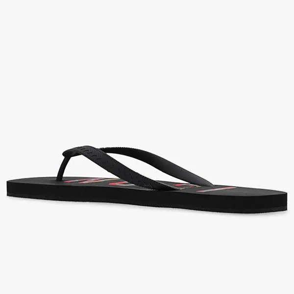 Dép Xỏ Ngón Dsquared2 Black Flip-Flops With Logo Màu Đen