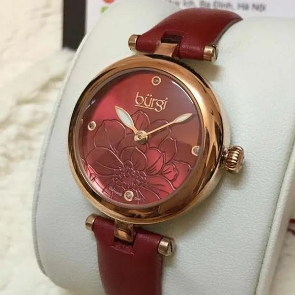 Đồng Hồ Burgi Chính Hãng BUR128RD Cho Nữ