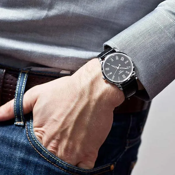 Đồng Hồ Nam Tissot T033.410.16.053.01 Màu Đen - Đồng hồ - Vua Hàng Hiệu