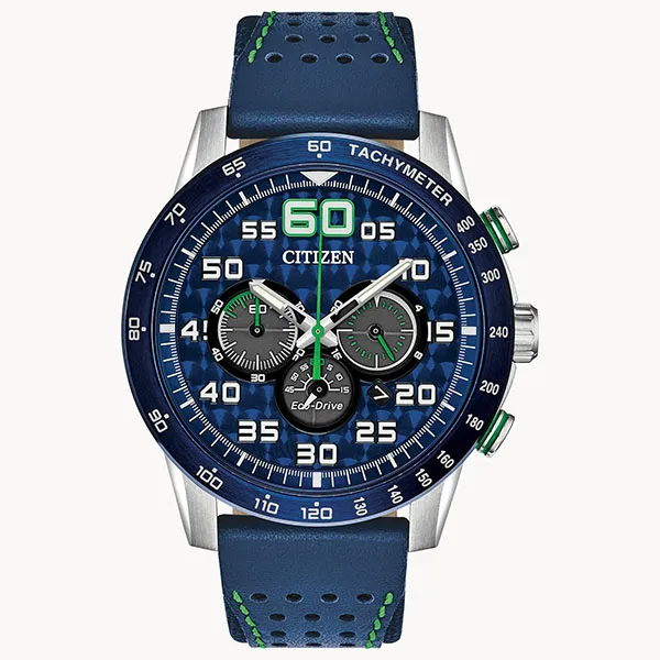 Đồng Hồ Nam Citizen Primo Chronograph Watch CA4438-00L Màu Xanh Bạc - Đồng hồ - Vua Hàng Hiệu