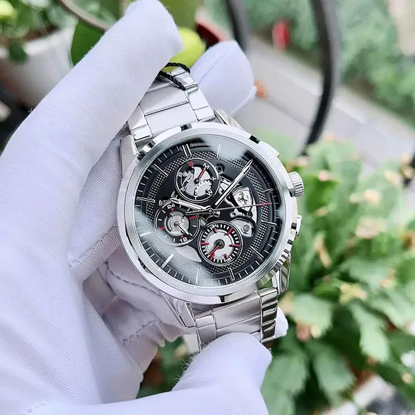 Đồng Hồ Nam Ferrari 830831 Màu Đen Bạc - Đồng hồ - Vua Hàng Hiệu
