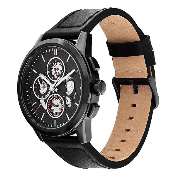 Đồng Hồ Nam Ferrari Grand Tour Analog Black Dial Men's Watch-0830829 Màu Đen