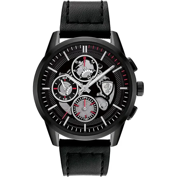 Đồng Hồ Nam Ferrari Grand Tour Analog Black Dial Men's Watch-0830829 Màu Đen